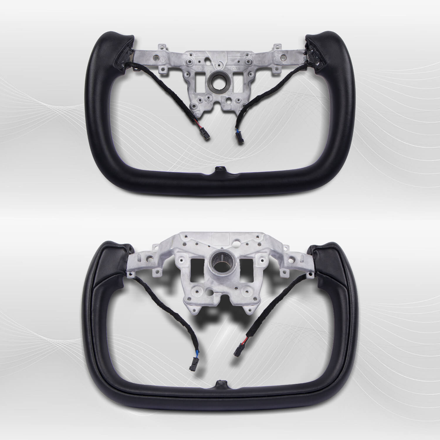 Hansshow Yoke Nappa Leather Steering Wheel For Tesla Model 3 Highland - Advanced & Luxurious
