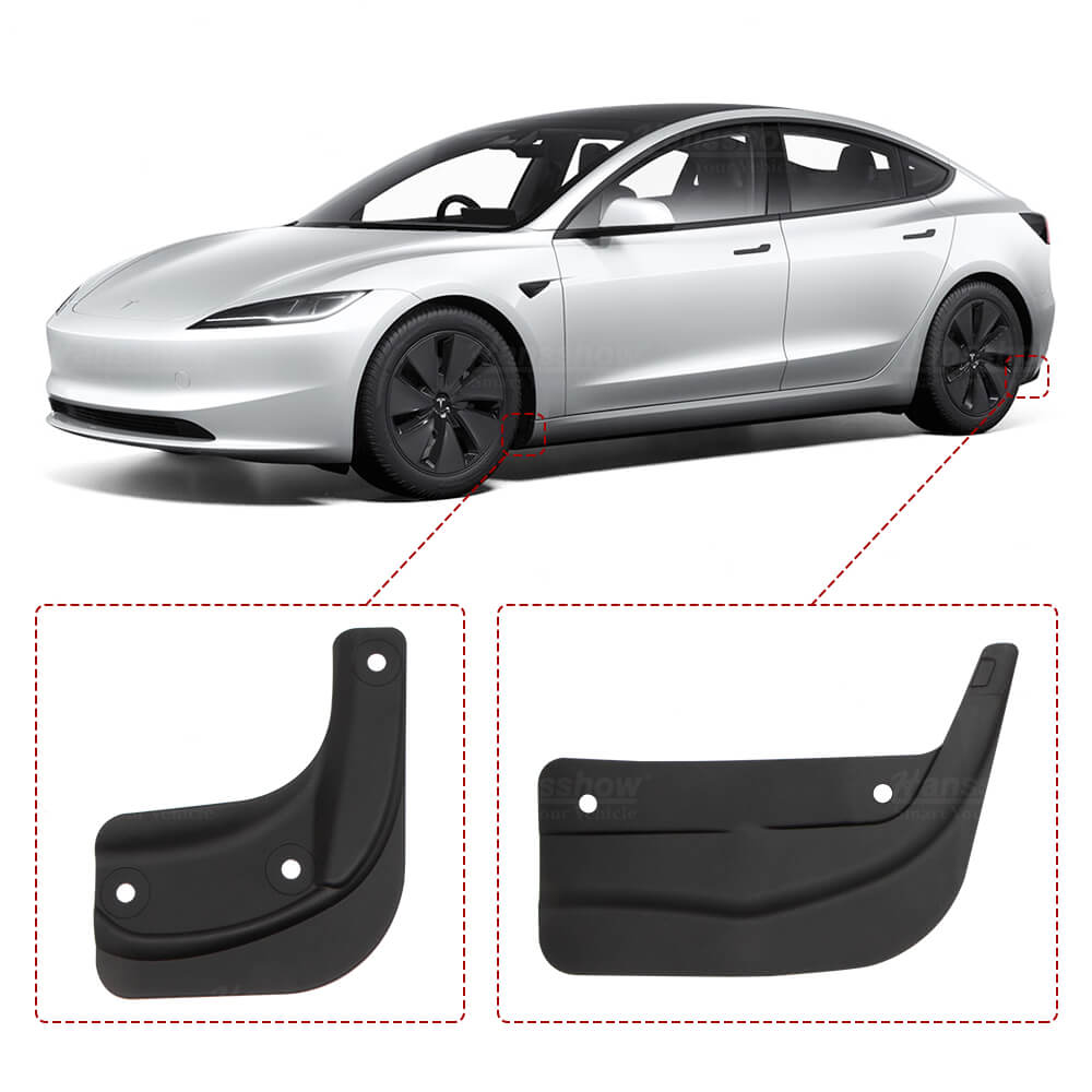 Tesla Model 3 Highland Mud Flap Installation Guide