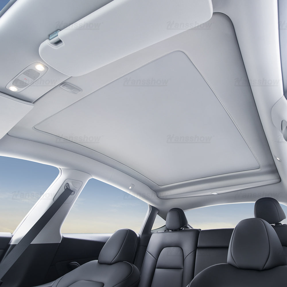 Hansshow Model Y Integrated Electric Retractable Glass Roof Sunshade