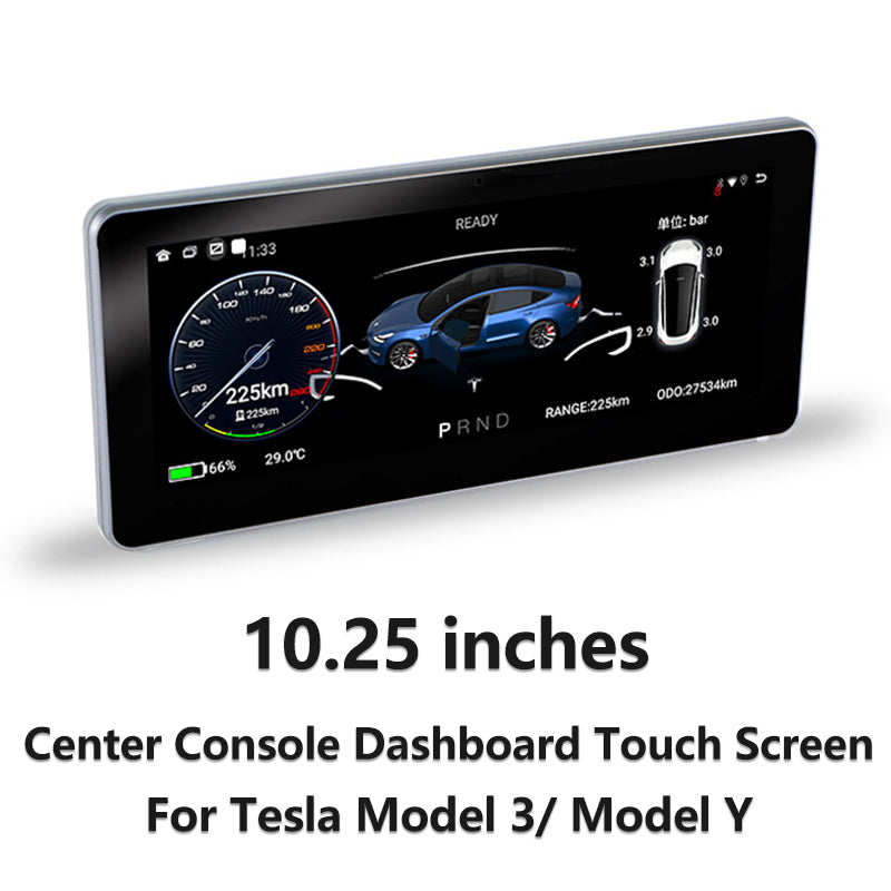 10.25 inches center console dashboard touch screen for tesla model 3/Y