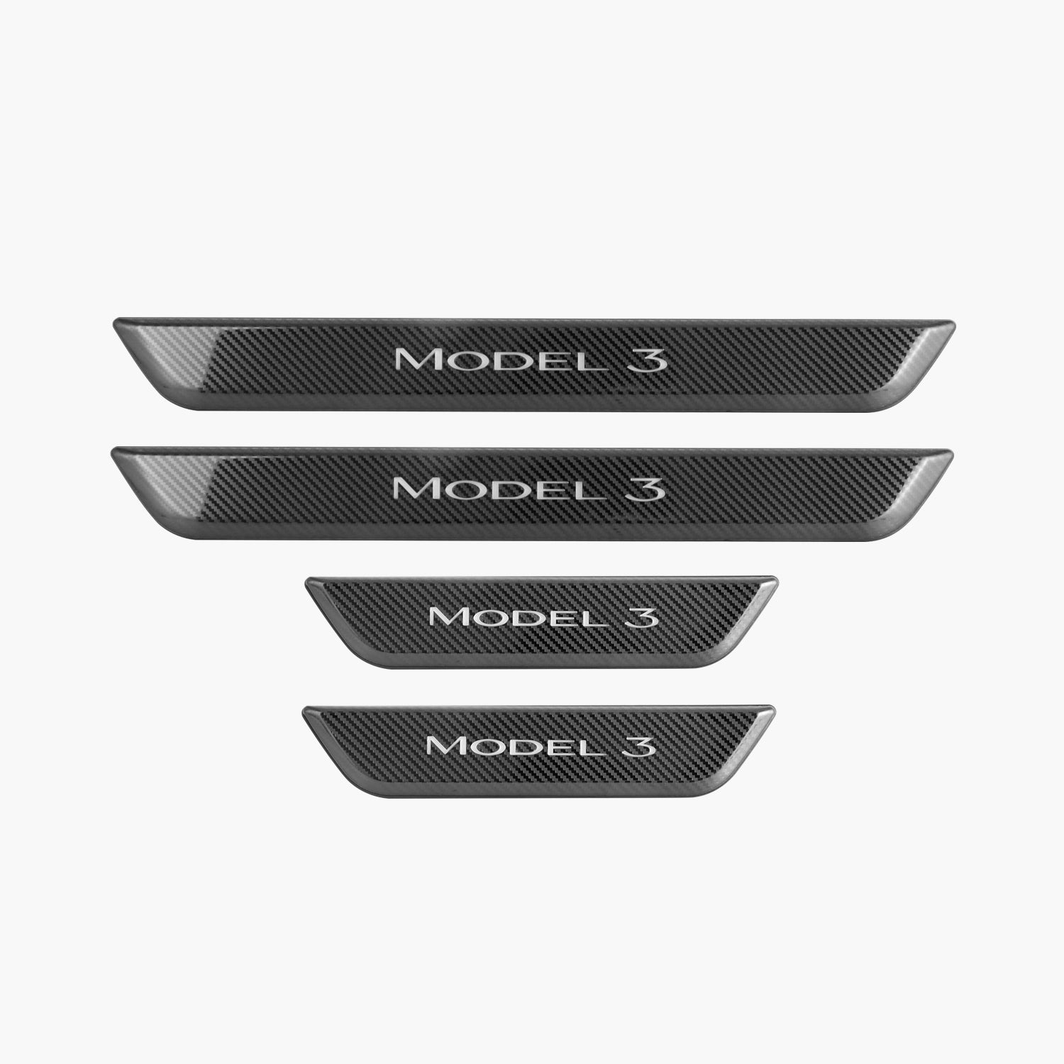 Carbon Fiber Threshold Strip For Tesla Model 3 Door Sill Strip Protector  Stickers Welcome Pedal Decoration Car - buy Carbon Fiber Threshold Strip  For Tesla Model 3 Door Sill Strip Protector Stickers