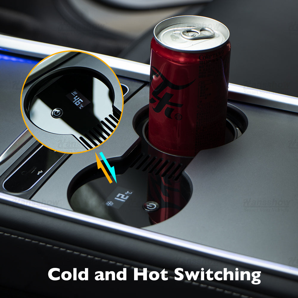 Hansshow Model 3/Y Cup Holder Temperature Control