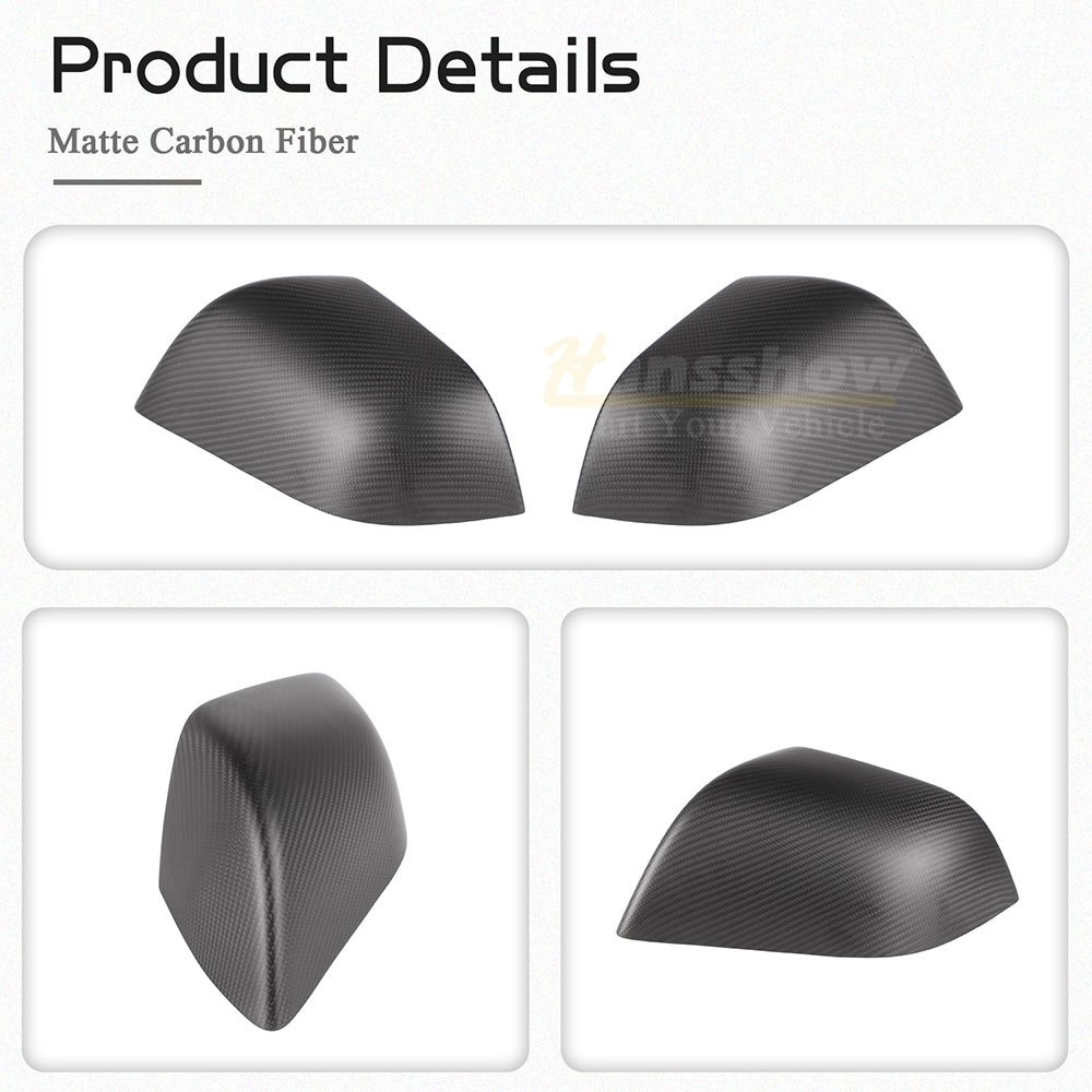 Model 3/Y Real Carbon Fiber Rearview Mirror Cover