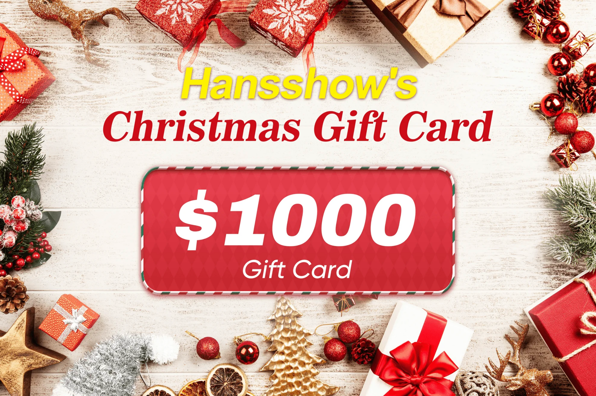 Last Call! Give the Gift of Tech This Season with a Hansshow Gift Card