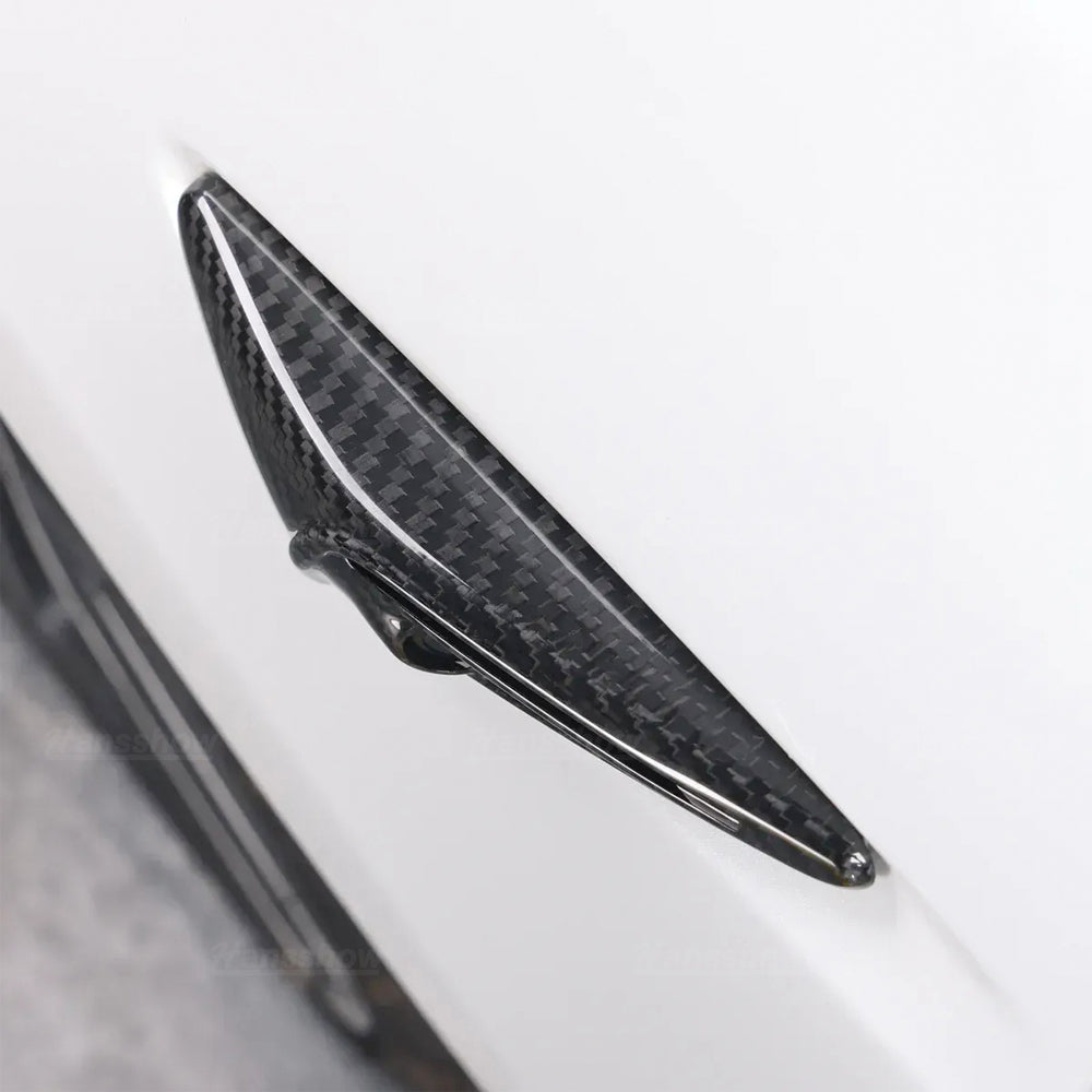 Hansshow Model 3 Highland Leaf Camera Carbon Fiber Full Coverage Sticker Kit For Tesla