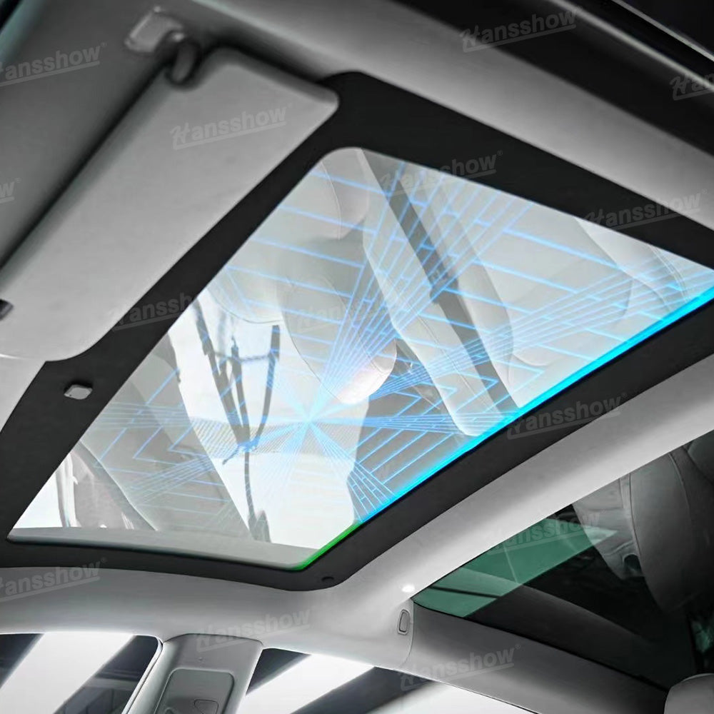 Hansshow Tesla Model 3/Y/3 Highland Smart Canopy Anti-UV Glass Sunroof Light-Sensitive Sunshade