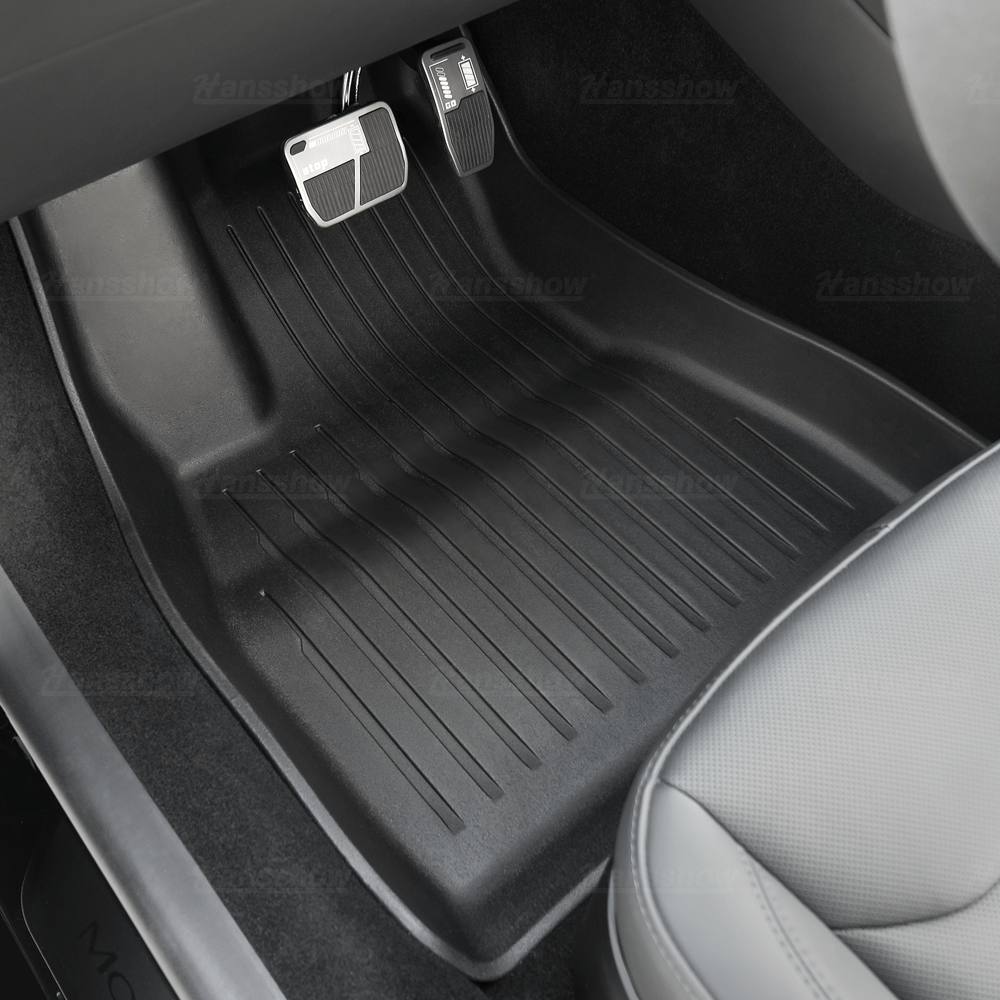 Hansshow Tesla Model 3 Highland Custom Fit Floor Mat Set - Enhanced Protection & Durability