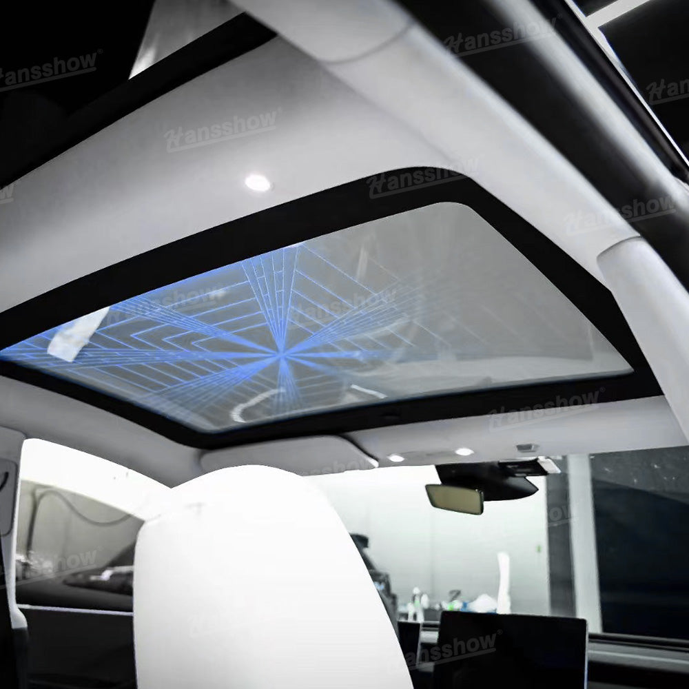 Hansshow Tesla Model 3/Y/3 Highland Smart Canopy Anti-UV Glass Sunroof Light-Sensitive Sunshade