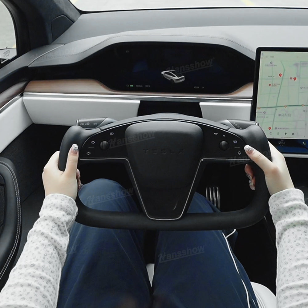 Hansshow Tesla Model S/X  Gear Shift Turn Signal Lever Upgrade Kit