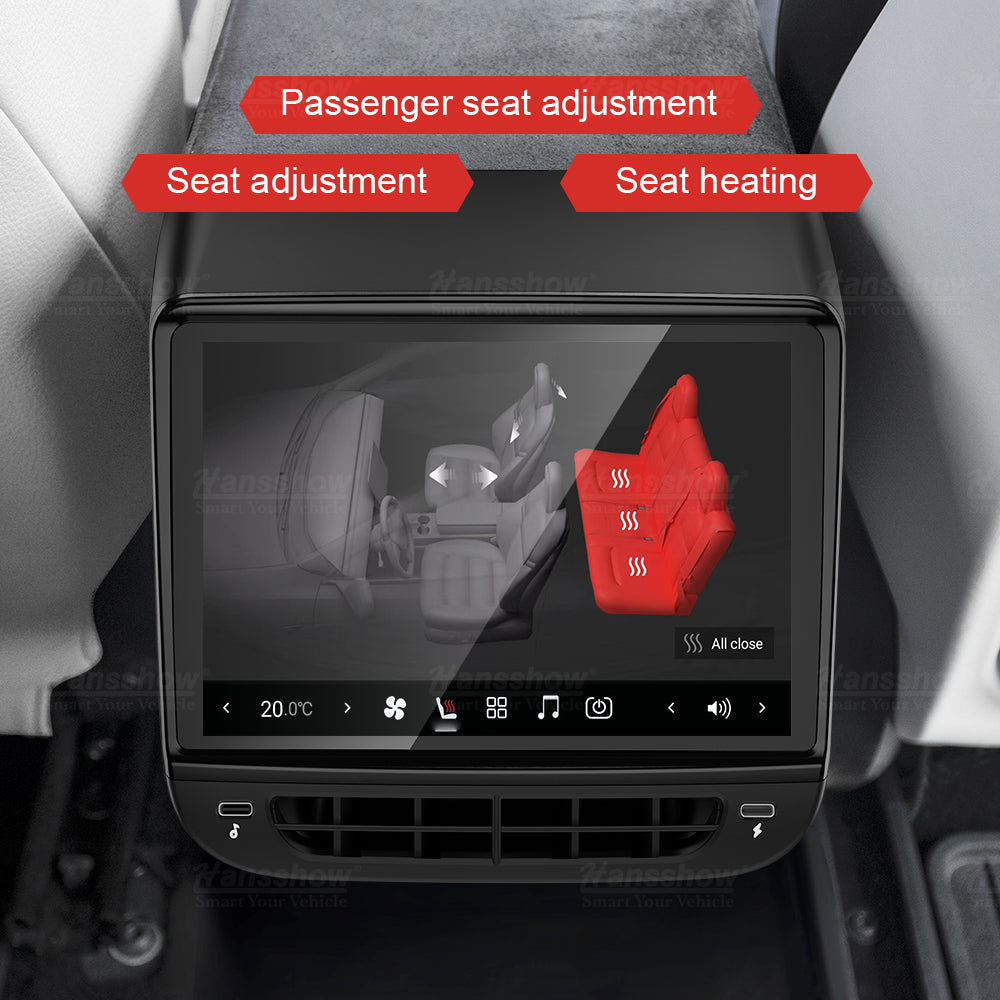 Tesla Model 3/Y H7 Plus Back Seat Screen Carplay & Android Auto Display