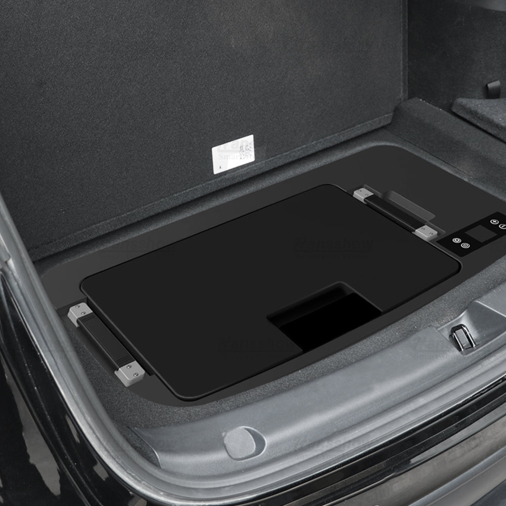 Tesla Model Y bil kjøleskap fryser sub bagasjerom kjøler