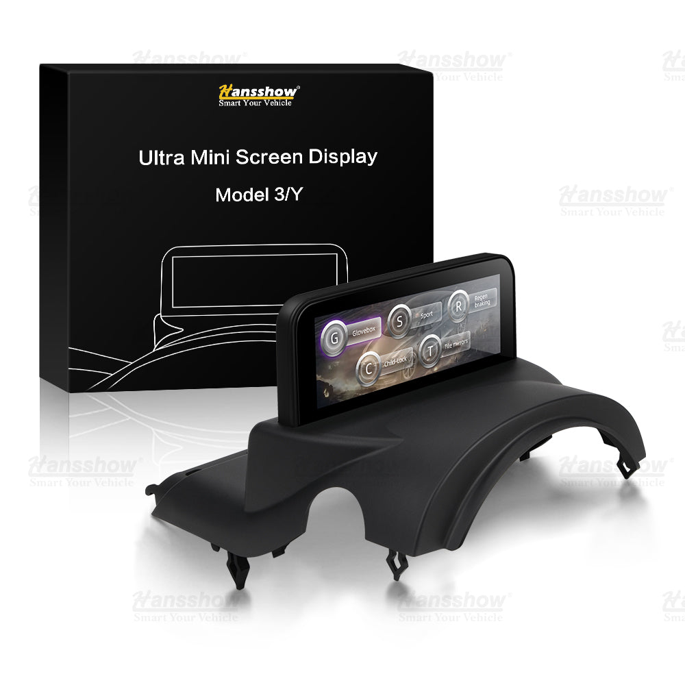 Hansshow Ultra Mini Screen Display For Model 3/Y Hansshow