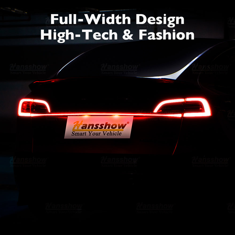 Modell 3/Y Knight Rider Rücklicht mit durchgehendem Streifen | Hansshow