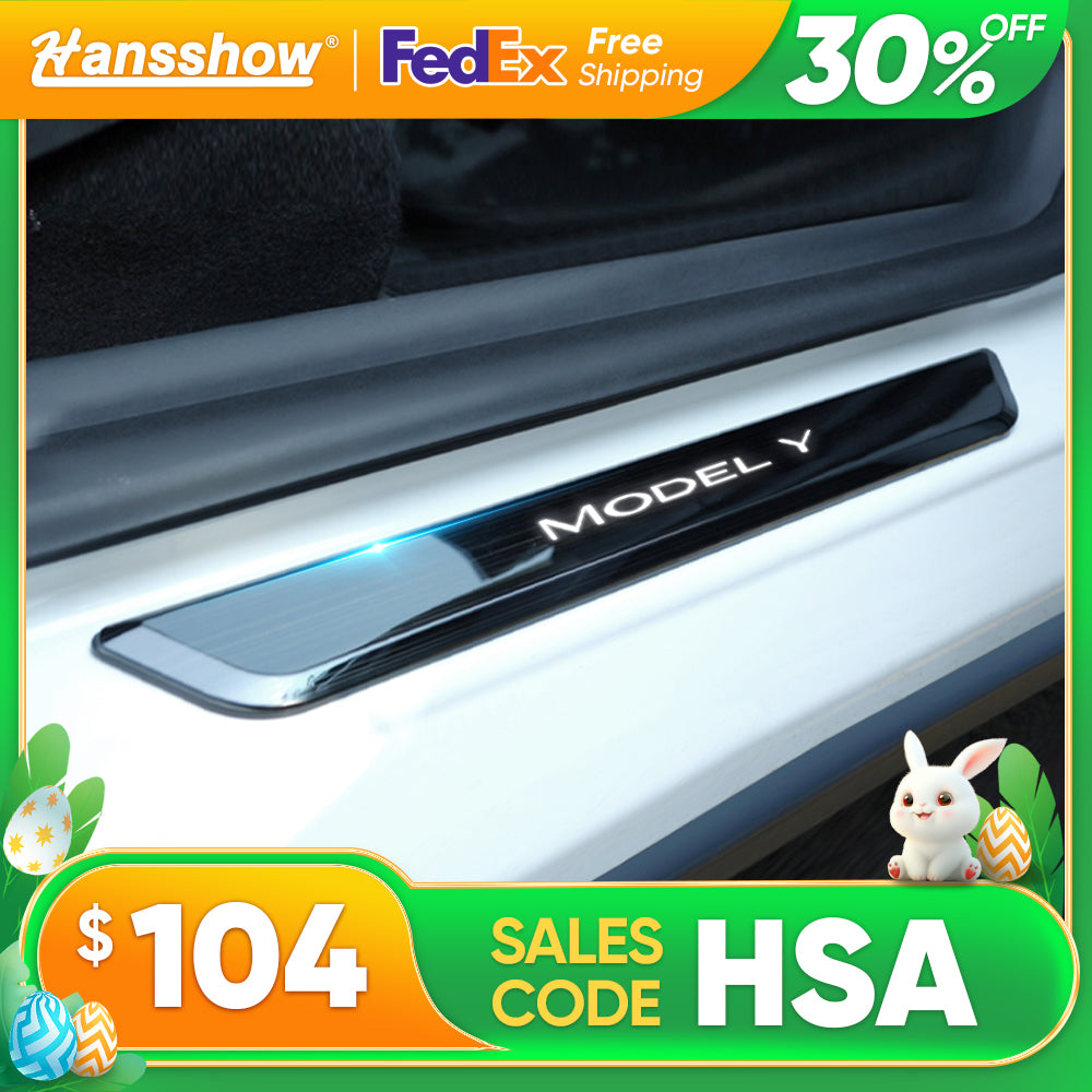 Hansshow Model 3/Y LED illuminated Door Sill