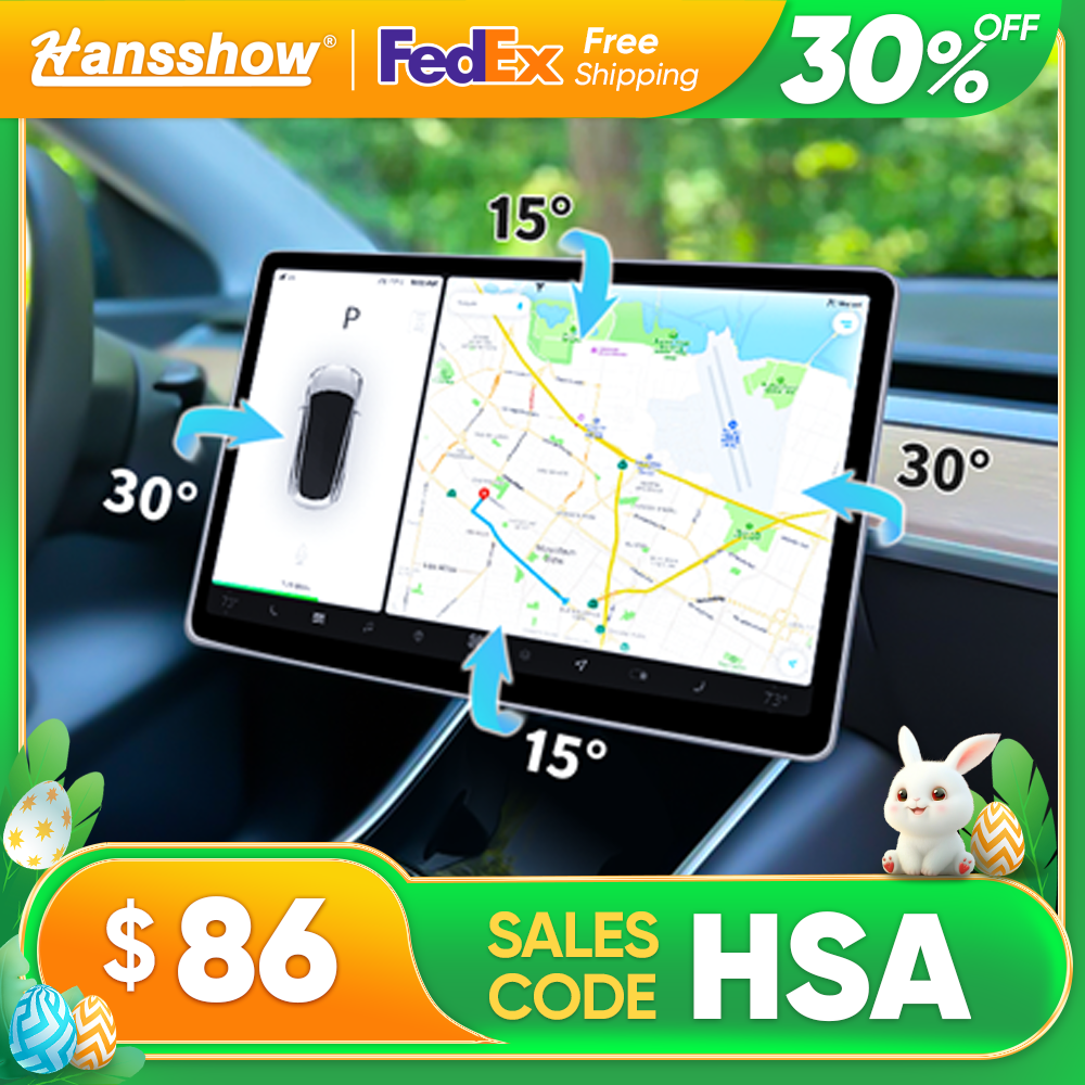 Hansshow Model 3/Y Dashboard Touch Screen Swiveling Mount kit