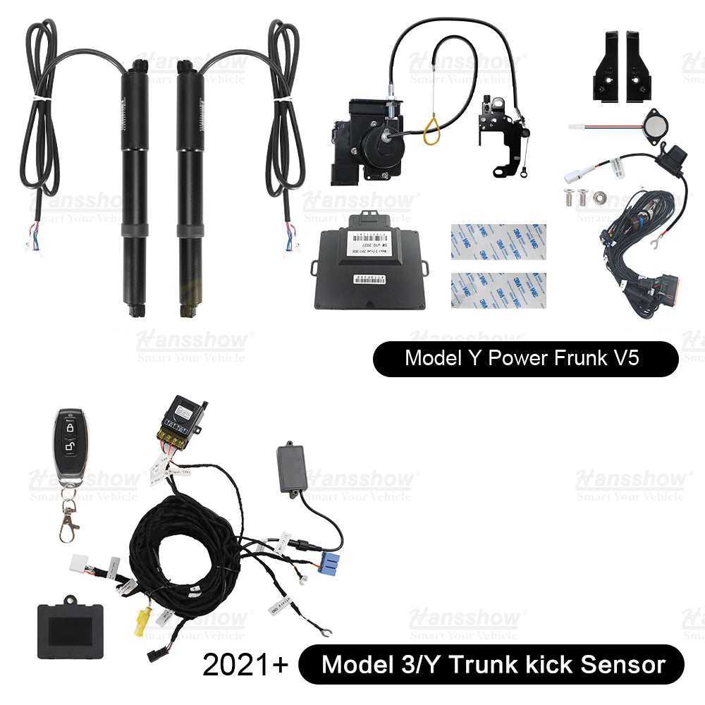 Model Y Power Frunk V5 og bagasjeromssensor