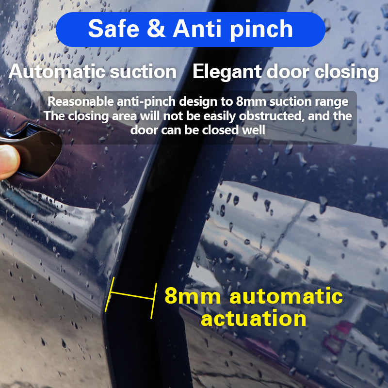 Safe and anti pinch of soft close door