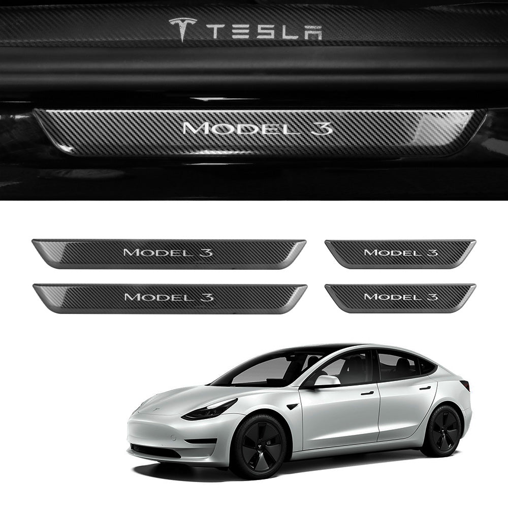 Tesla model 3 front door and rear door sill light replacement