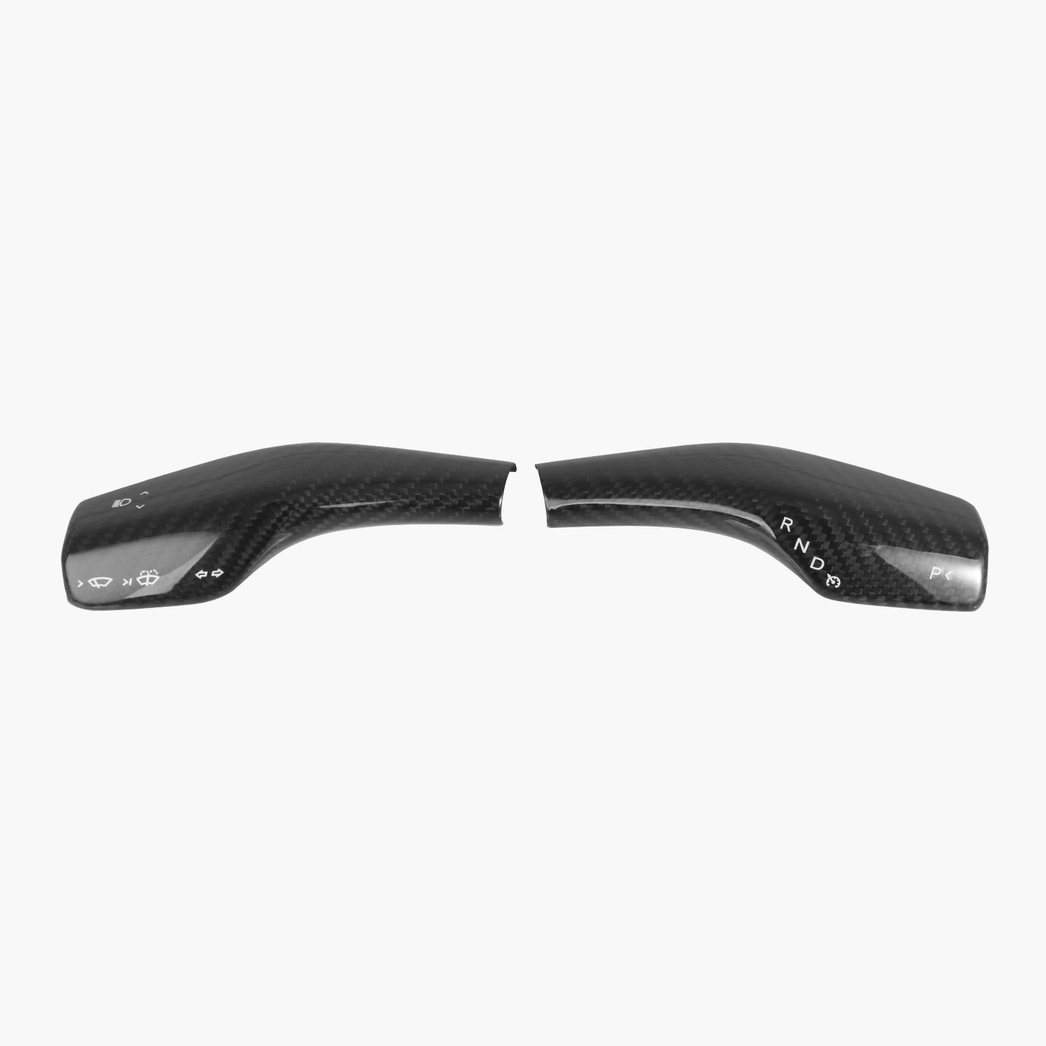 Modell 3 &; Y Carbon Fiber Turn Signal Stalk Covers