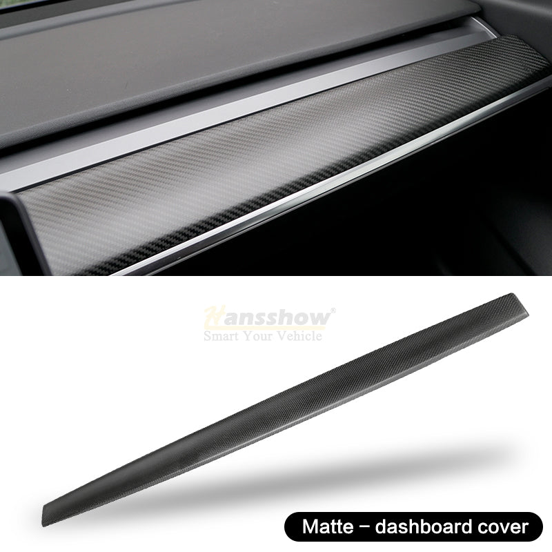 Real Carbon Fiber Dashboard Cover for model 3/Y