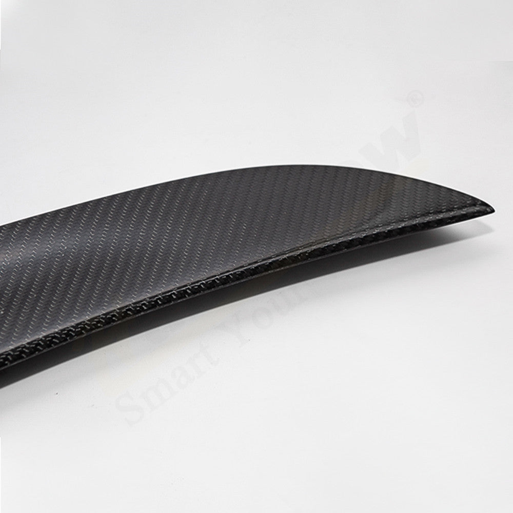 real carbon fiber rear trunk lip spoiler