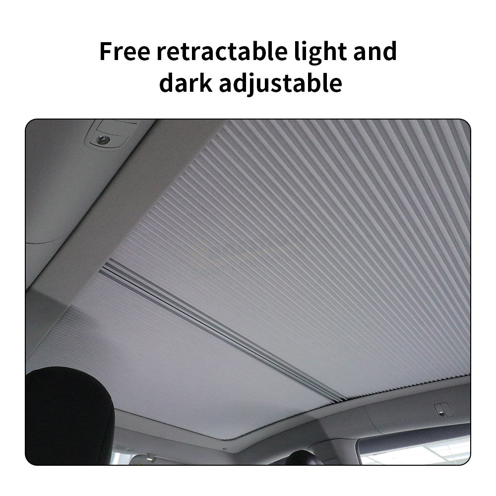 Sunshade cover free retractable light and dark adjustable