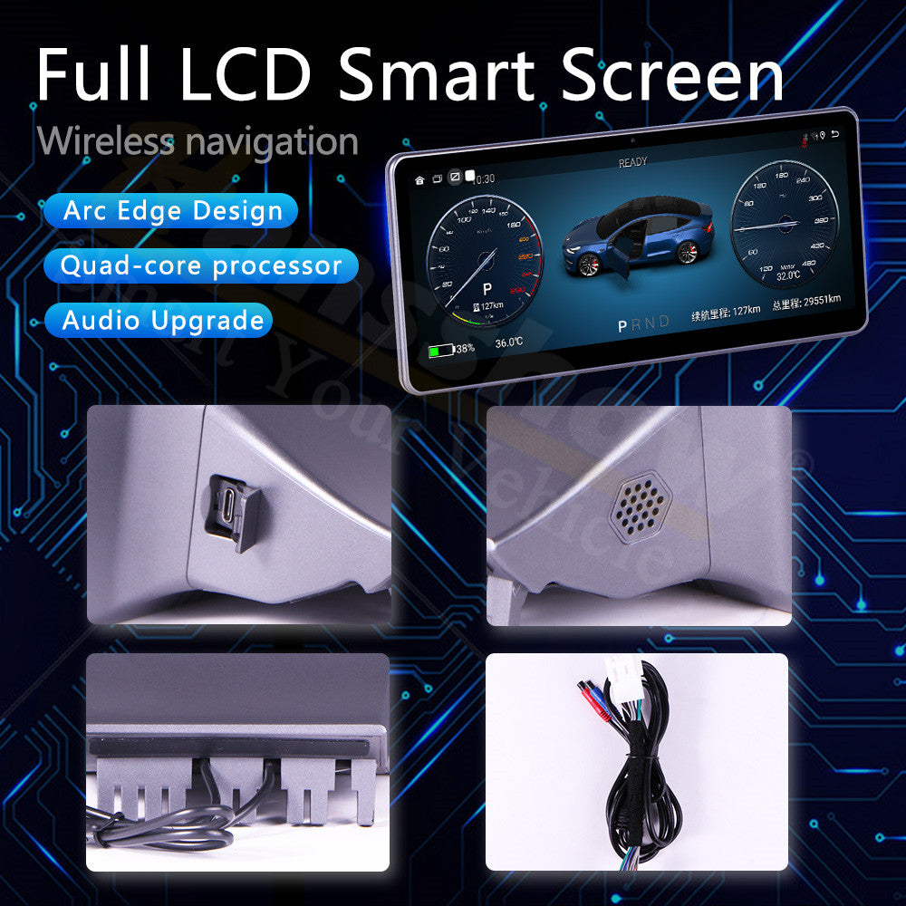 Quad-core processor smart LCD touching screen