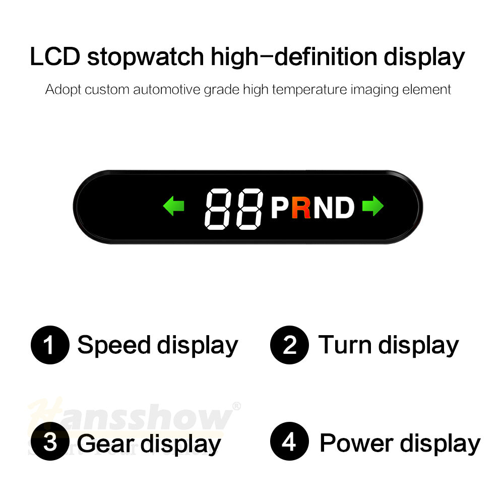 LCD stopwatch high-definition display