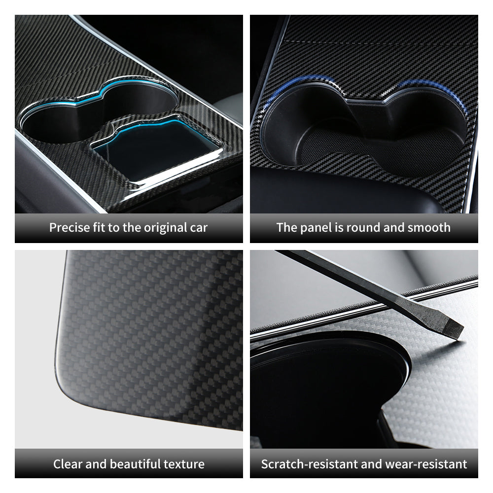 The carbon fiber center console durable and not easily deformed