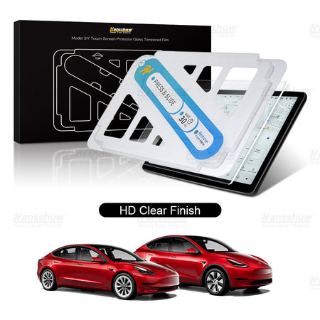 For Model 3 Highland 2024 Car Screen Tempered Glass Protector Film For Tesla  Model3+ Accessories Navigator Touch Display HD Film - AliExpress