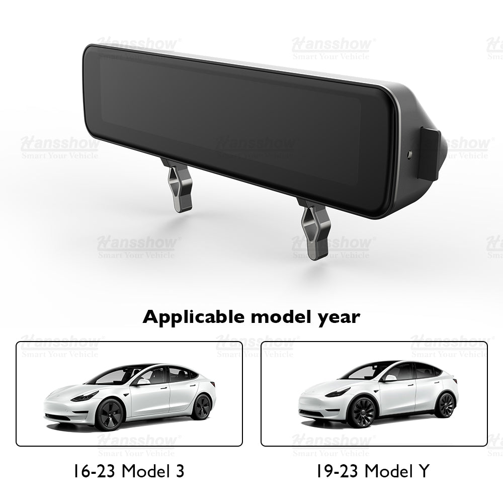 Model 3/Y 3.9’’ Mini Dashboard Hidden HUD Head-up Display | Hansshow