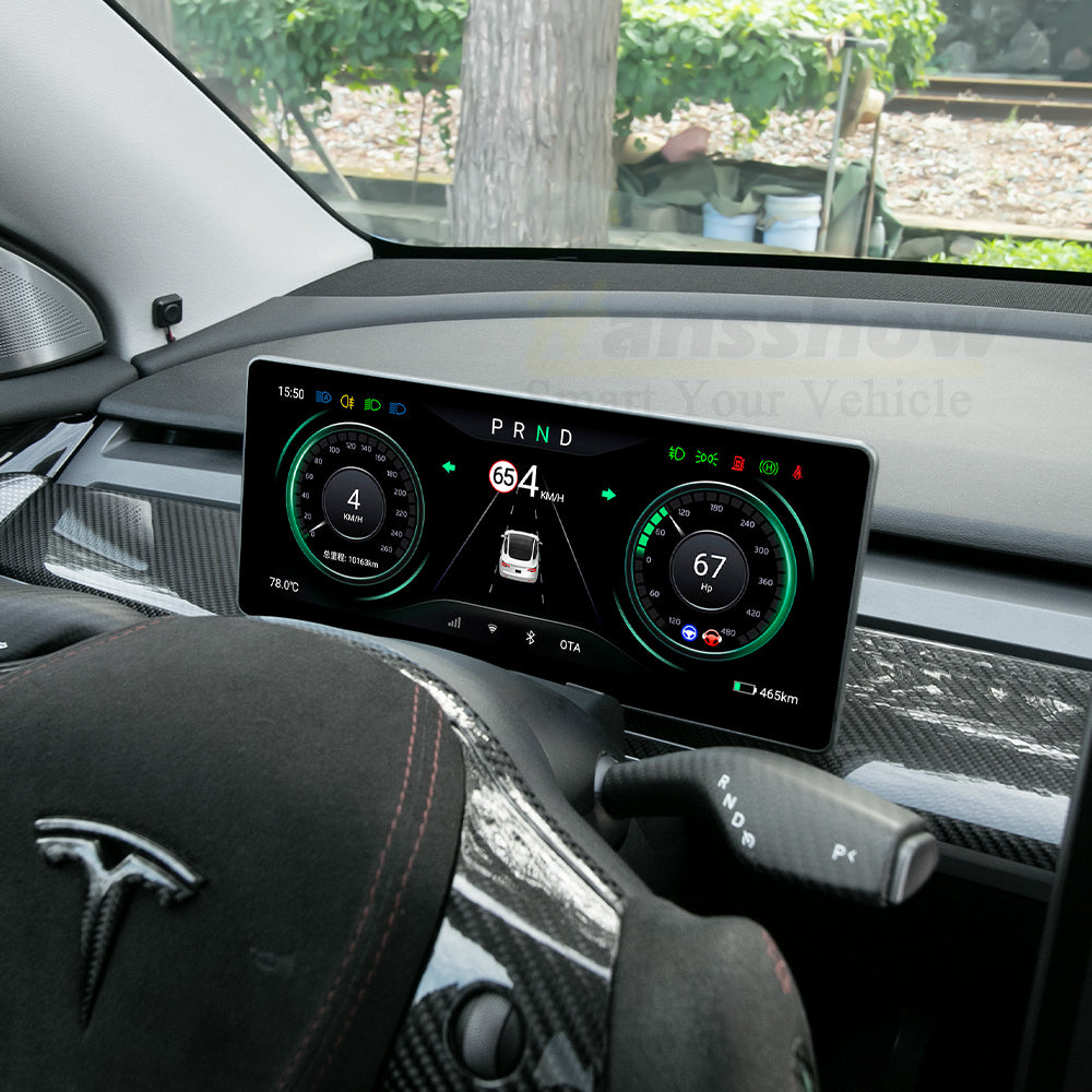 Full Length Dashboard Instrument Cluster Display For Tesla Model Y