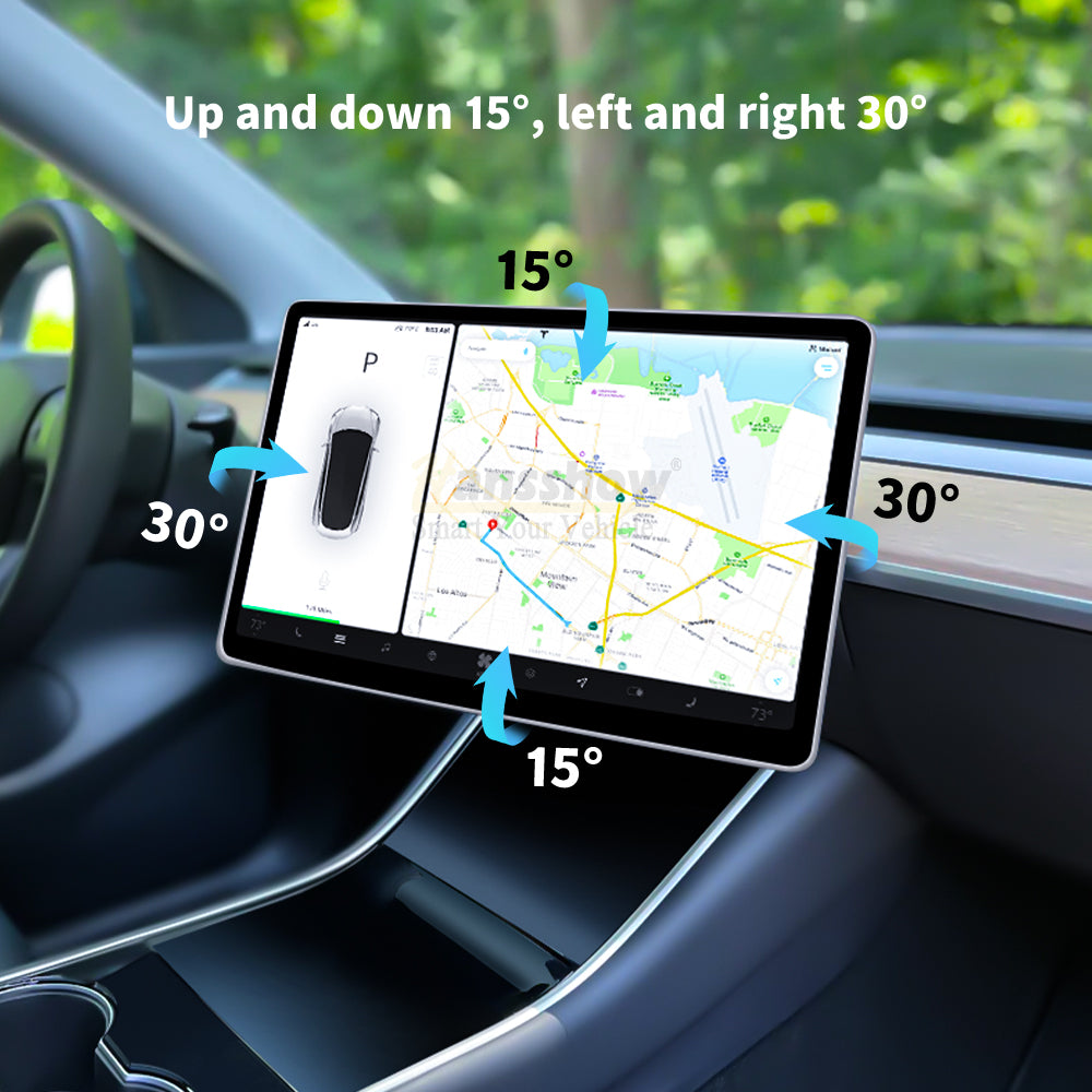 Hansshow Model 3/Y 7.2” Rear Entertainment & Climate Control Display (Model  X/S Inspired)