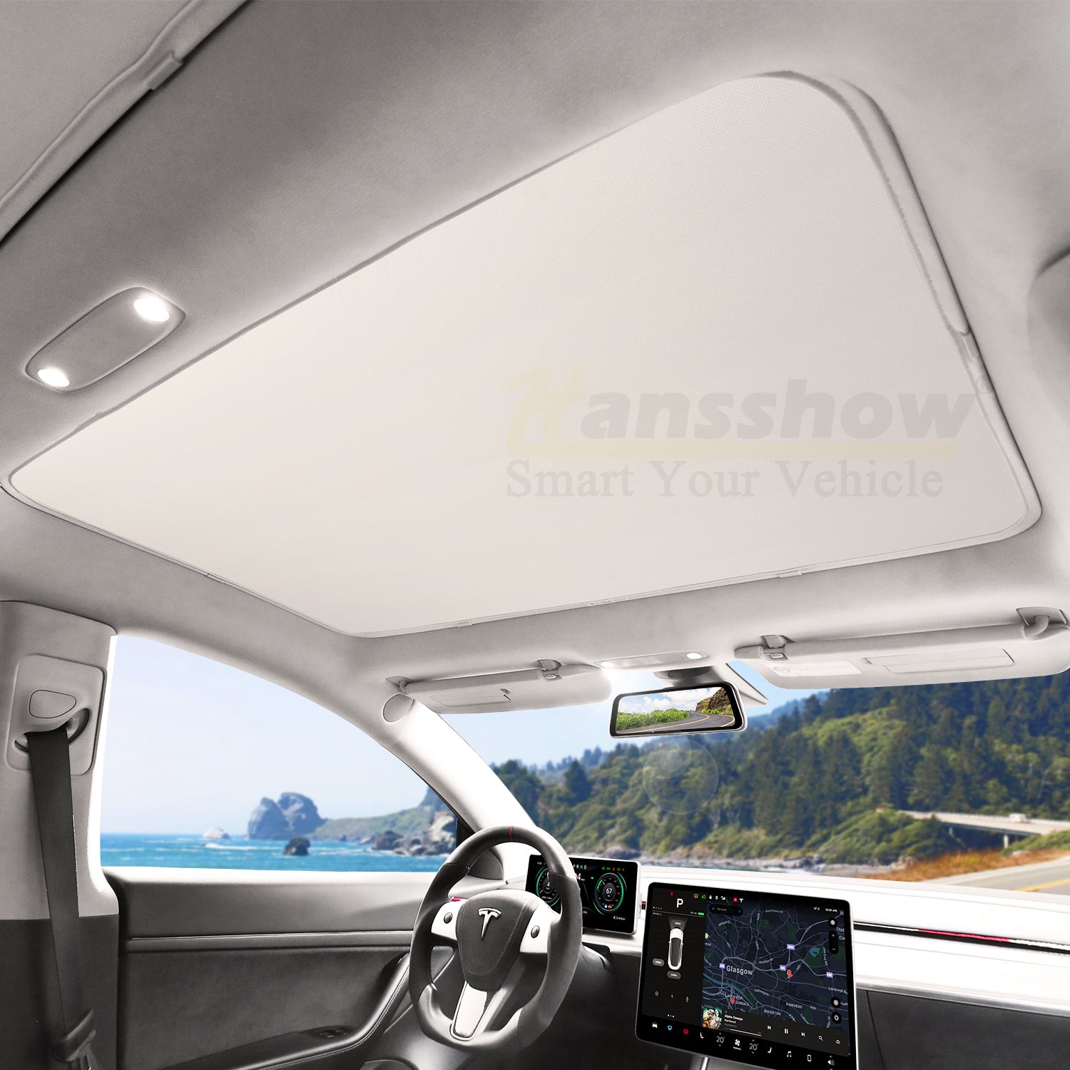 Model 3/Y Glass Roof Sunshades